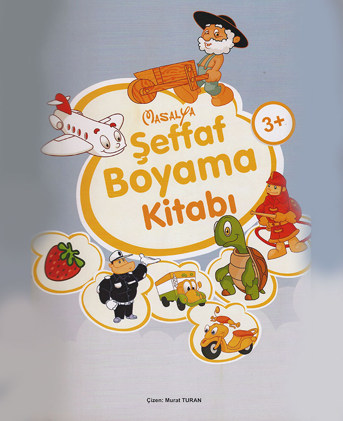 Masalya - Şeffaf Boyama Kitabı